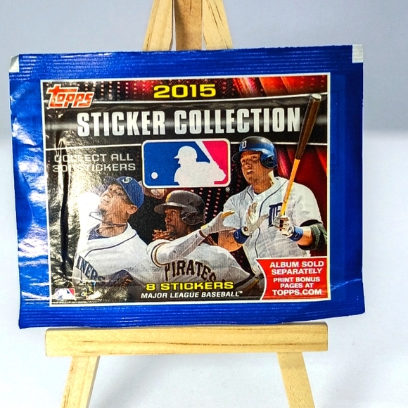 Topps | Toys | 25 Topps Sticker Collection One Pack Of Eight Stickers ...